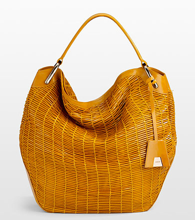Akris Allegra Braided Leather Hobo