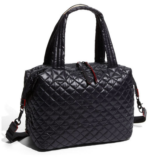 Chanel Blue Black Nylon Reversible Coco Cocoon Tote Bag Handbag