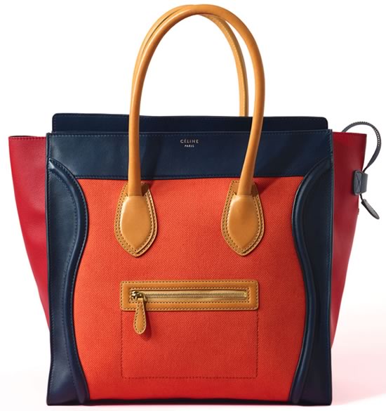 Celine Luggage Shopper Poppy