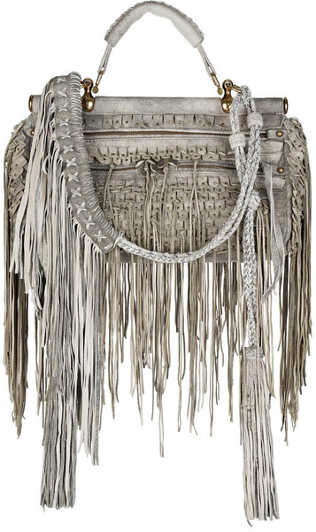 Fill in the blank: The Roberto Cavalli Doctor Fringed Bag is... - PurseBlog