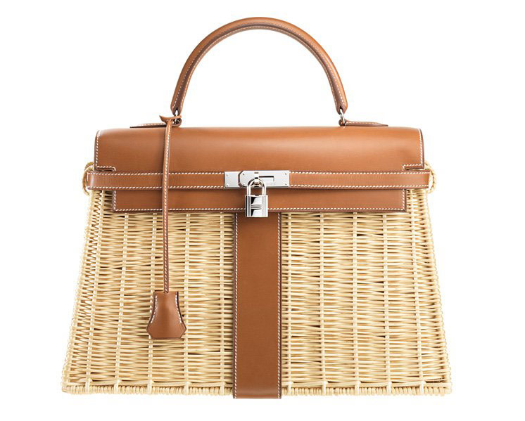 hermes woven bag