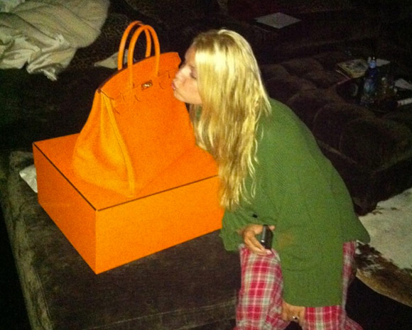 Jessica Simpson's new Hermes Birkin