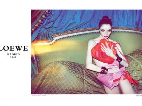 Check out Loewe's Fall 2011 ads, featuring the brand new Flamenco Bag 2 Loewe 2