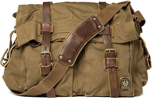 Man Bag Monday: Belstaff Cotton Canvas Messenger Bag - PurseBlog