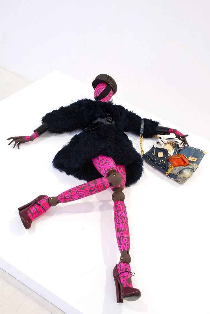 Louis Vuitton's Milan mannequins have Speedy bags on the brain - literally.  - PurseBlog