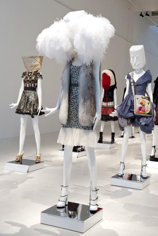 Louis Vuitton's Milan mannequins have Speedy bags on the brain