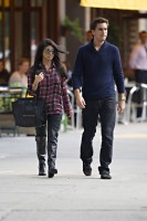Kourtney Kardashian Celine Luggage Tote2