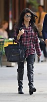 Kourtney Kardashian Celine Luggage Tote3