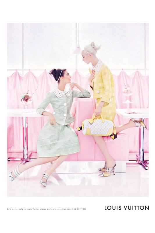 Louis Vuitton's Spring 2012 ad campaign is just as sugar sweet as