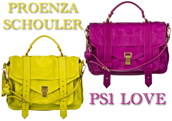 proenza schouler yellow bag