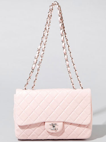 Chanel Pink Quilted Caviar Mini Vanity Case with Chain For Sale at