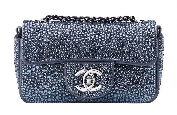 Chanel Las Vegas Exclusive: Sparkling Small Blue Bag