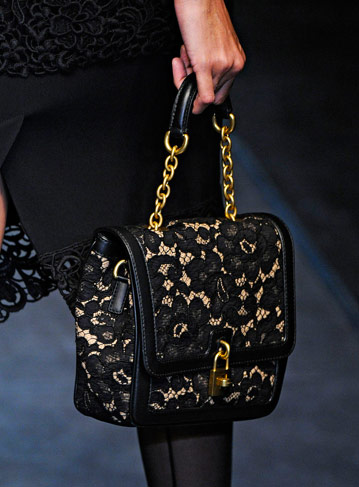 Fashion Week Handbags: Dolce & Gabbana Fall 2012 - PurseBlog