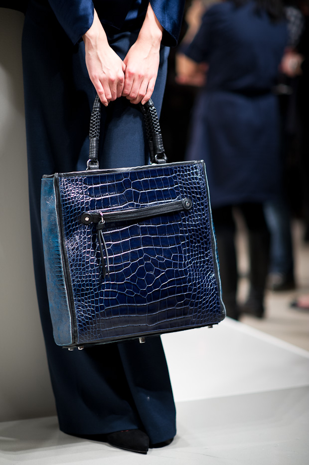 Elie Tahari Croc Tote