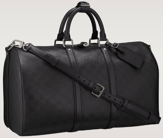 Man Bag Monday: Louis Vuitton Keepall 45 in Damier Infini - PurseBlog