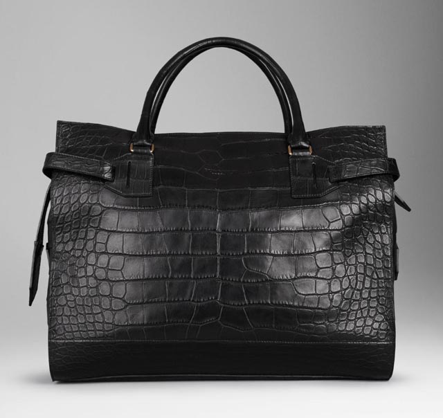 Man Bag Monday The Internet S Most Luxurious Murses Purseblog Burberry Large Alligator Holdall 37 000 Via