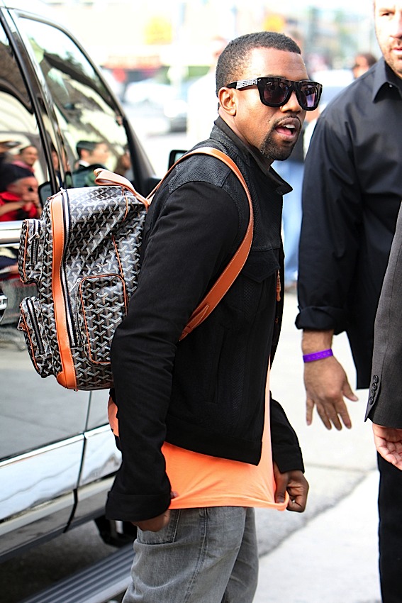 Kanye West's Custom Louis Vuitton Backpack