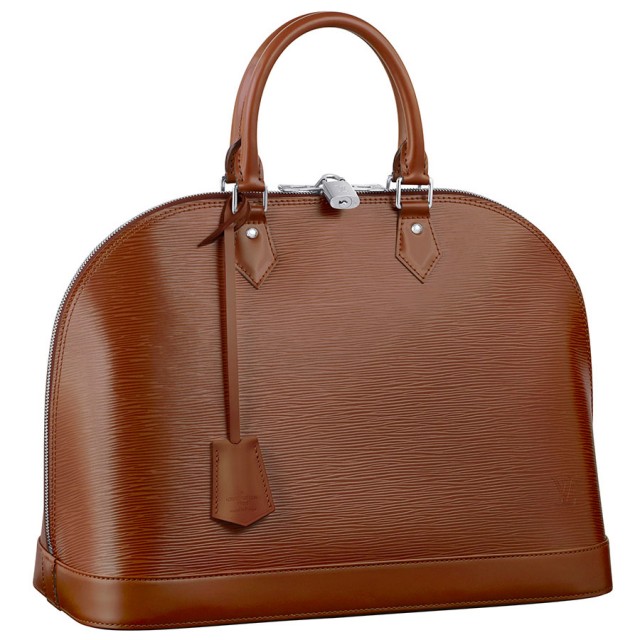 The Rainbow of Louis Vuitton Epi Leather Colors 14 Louis Vuitton Alma Epi Cacao