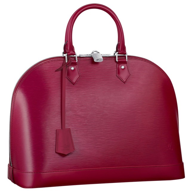 The Rainbow of Louis Vuitton Epi Leather Colors 10 Louis Vuitton Alma Epi Fuschia