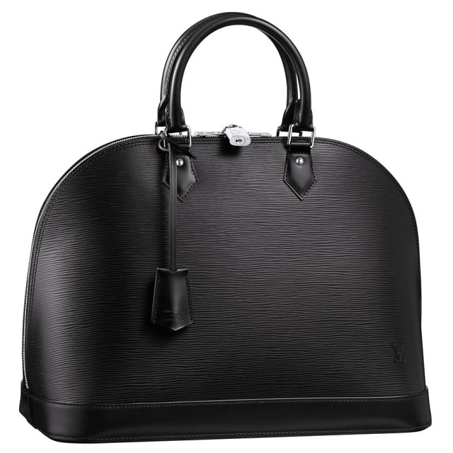 The Rainbow of Louis Vuitton Epi Leather Colors 17 Louis Vuitton Alma Epi Noir