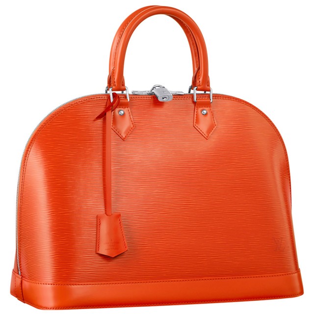 The Rainbow of Louis Vuitton Epi Leather Colors 3 Louis Vuitton Alma Epi Piment