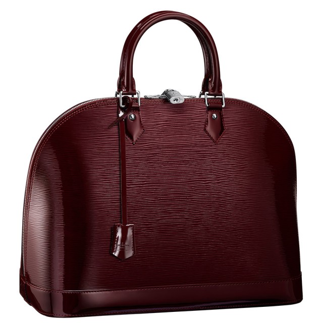 The Rainbow of Louis Vuitton Epi Leather Colors 16 Louis Vuitton Alma GM Epi Prune Electric