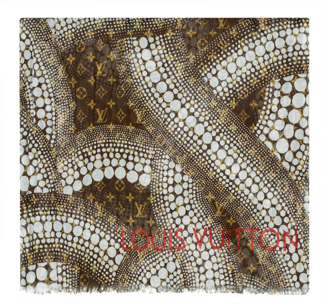 Yayoi Kusama for Louis Vuitton: All The Accessories 2 Scarves Vuitton Kusama 13