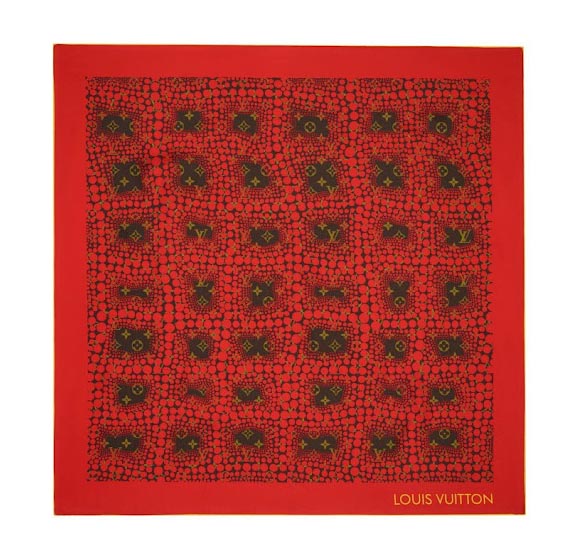 Yayoi Kusama for Louis Vuitton: All The Accessories 22 Scarves Vuitton Kusama 2