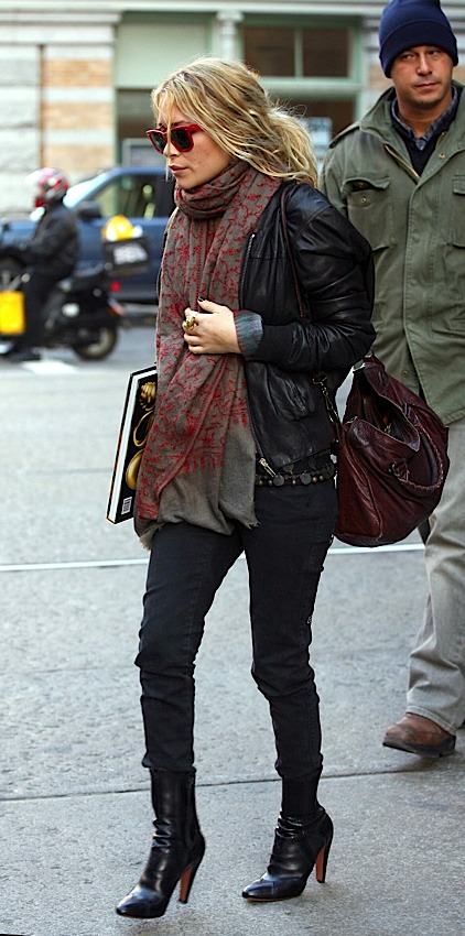 Mary-Kate Olsen Wearing Louis Vuitton Sneakers