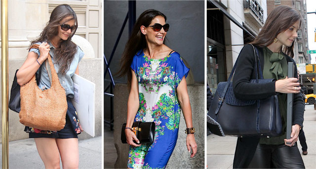 BIRKIN WATCHER: Katie Holmes