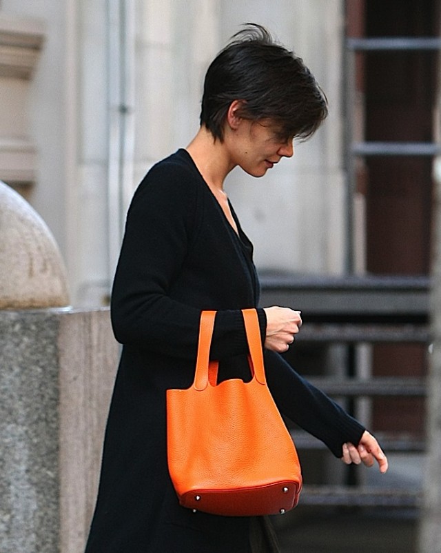 Katie Holmes Carries Louis Vuitton Around NYC - PurseBlog
