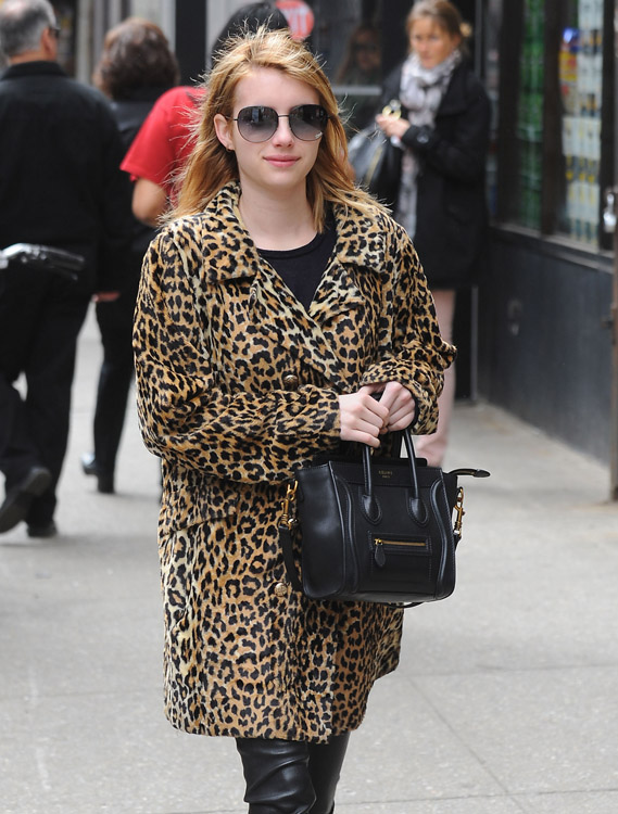 Emma Roberts' Green Bag Is The Ultimate Spring Accessory