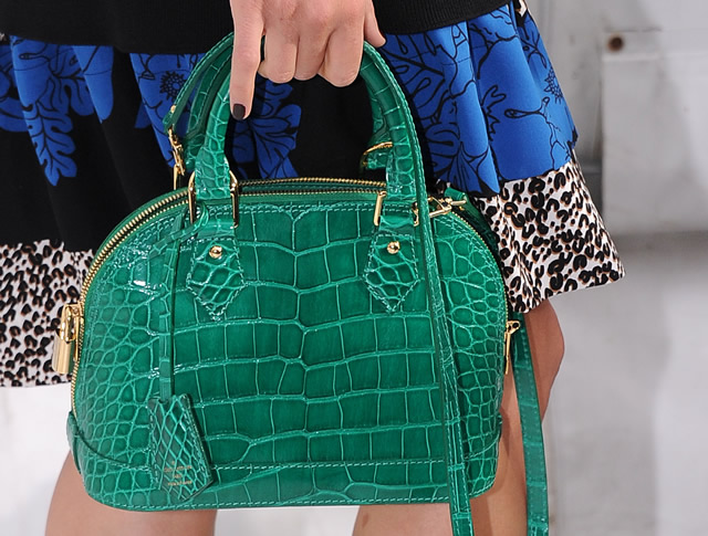 Get ready to drool over this Louis Vuitton Alligator Alma PurseBlog