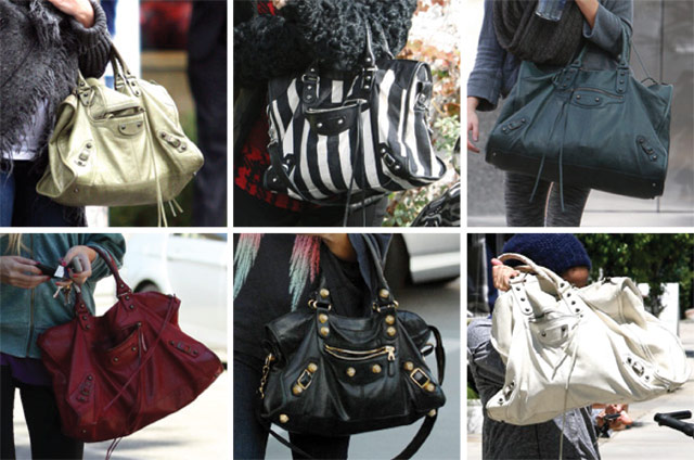 balenciaga bag celebrity