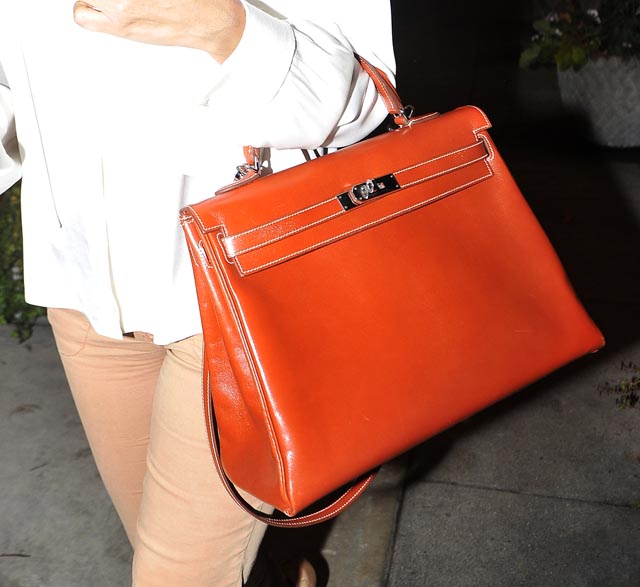 Eva Longoria Style: Hermes Fuchsia Croc Birkin - PurseBlog