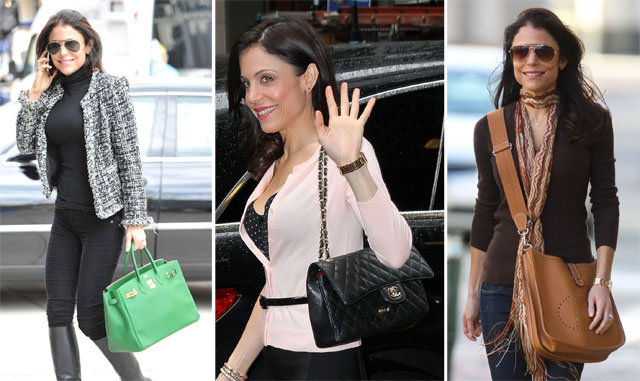 Celebrity Bagessions: Bethenny Frankel Has Her Hands Full With Her