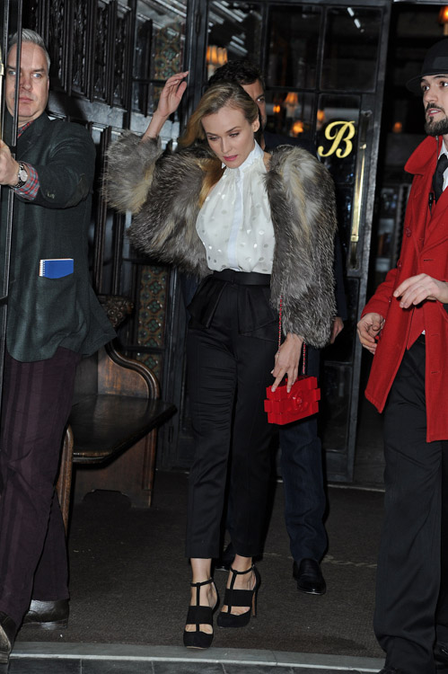 Diane Kruger carries - you guessed it - the latest Chanel bag - PurseBlog