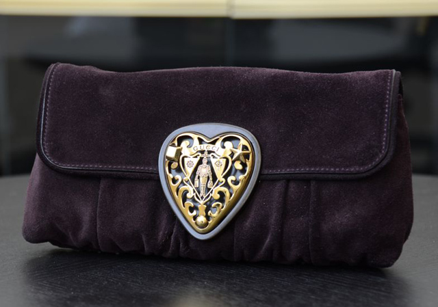 Gucci Purple Clutch