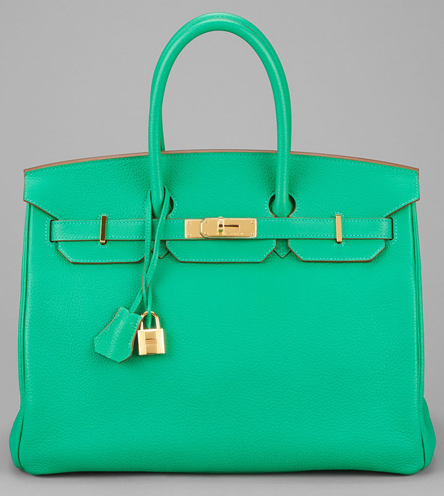 Hermes Birkin Menthe Togo 35cm