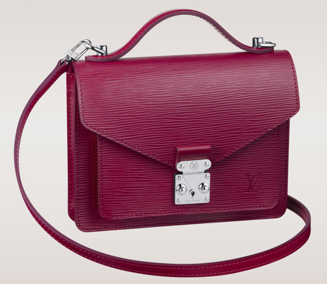 Louis Vuitton Monceau BB Plum in Epi with Silver-tone - US