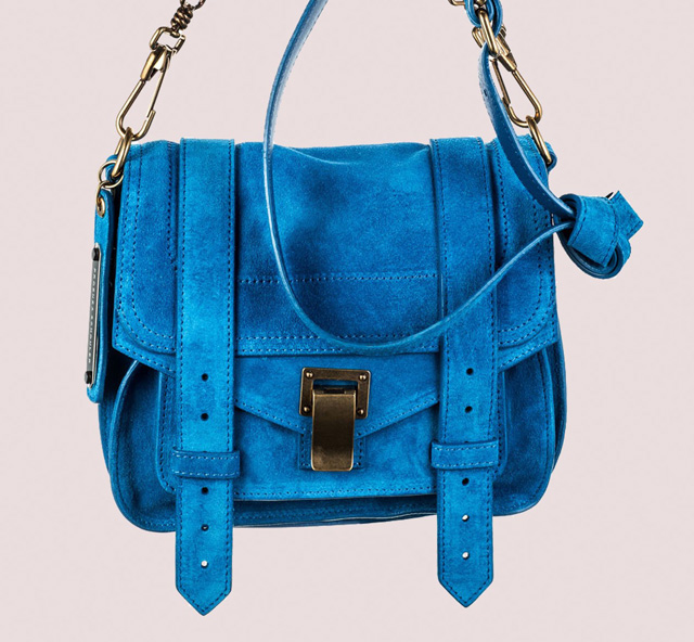 Latest Obsession: Proenza Schouler spring bags in Peacock Blue - PurseBlog