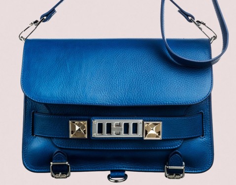 Latest Obsession Proenza Schouler spring bags in Peacock Blue PurseBlog