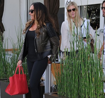 Tamara Ecclestone carries a pink Celine Phantom Luggage Tote in Beverly Hills (5)