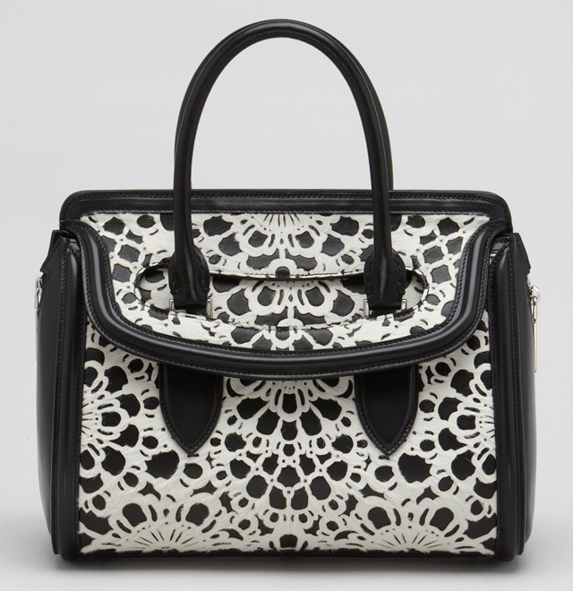 Alexander McQueen Heroine Laser-Cut Bag