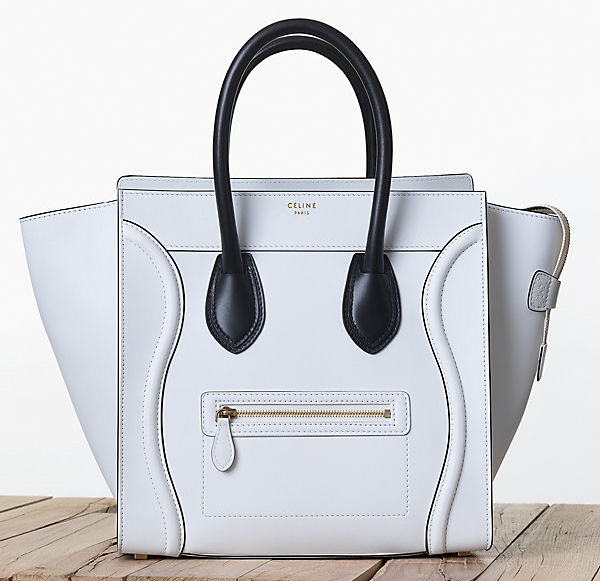 Celine Bicolor Luggage Tote