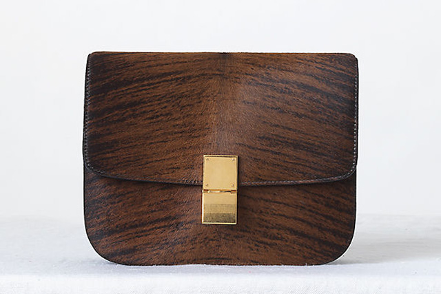Celine Classic Box Bag Wood Grain Featured