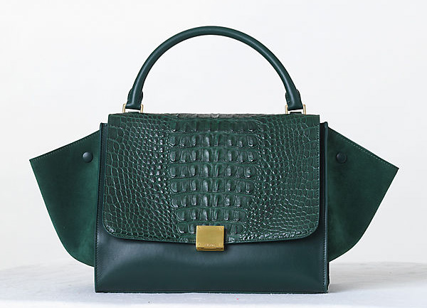 Celine Crocodile Trapeze Bag Fall 2013