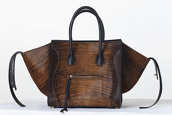Celine Phantom Cabas Wood Grain Fall 2013