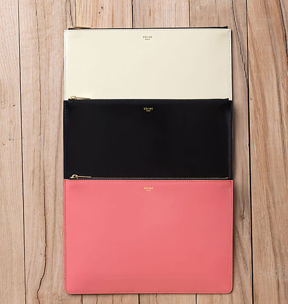 Celine Spazzolato Clutch Fall 2013