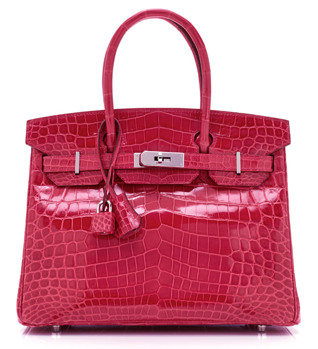 Hermes Crocodile Birkin Pink